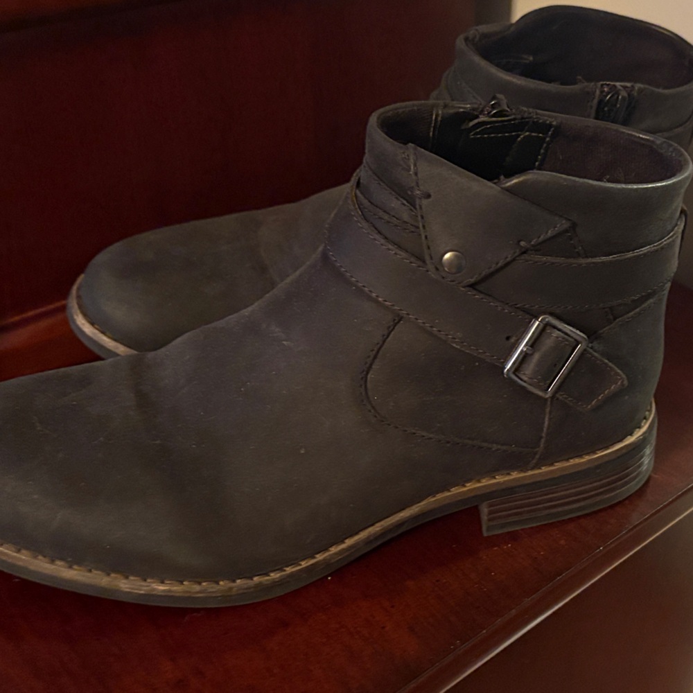 Clarks Black Combat Boots